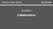 Canvas - Student Collaborations Overview