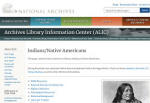 National Archives - Links to American History relating to Native Americans
